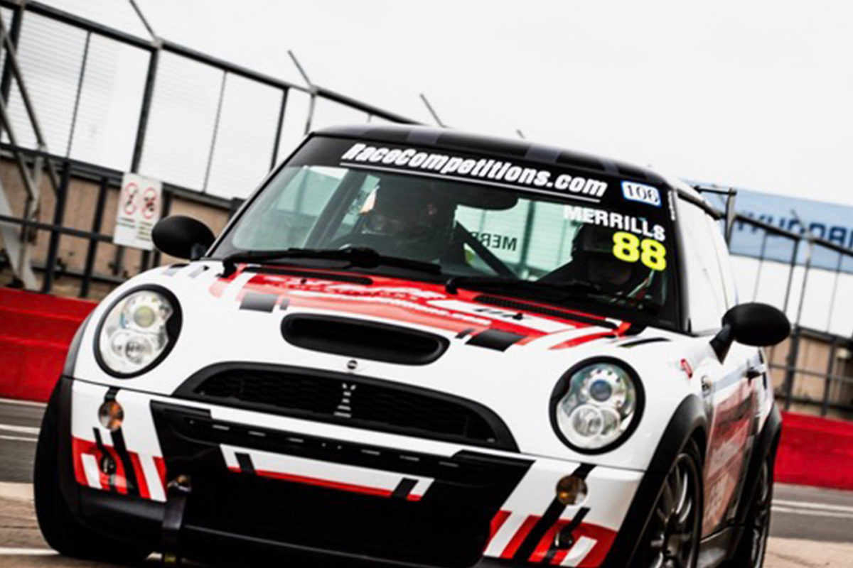 Cooper S Race Car Track Day Hire track day hire